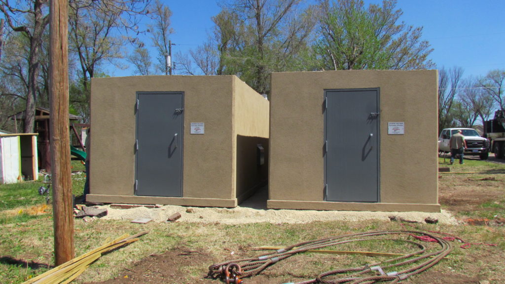 Protection Shelters community/group shelters have been built for clients of all industries ranging from schools, the Department of Energy, municipalities, housing authorities, mobile home parks, construction sites, and more.